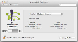 network link conditioner